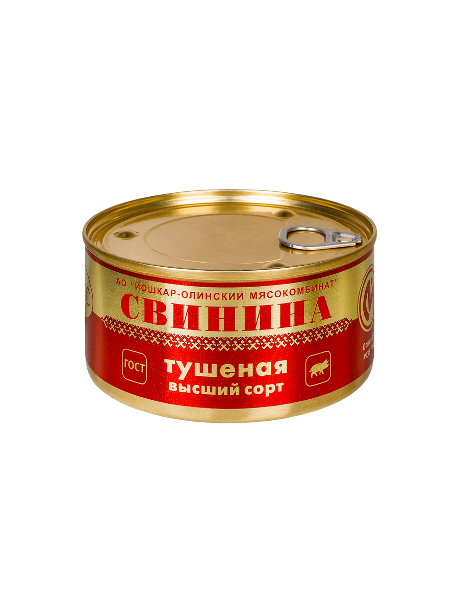 

Свинина тушеная Йола высший сорт 325 г