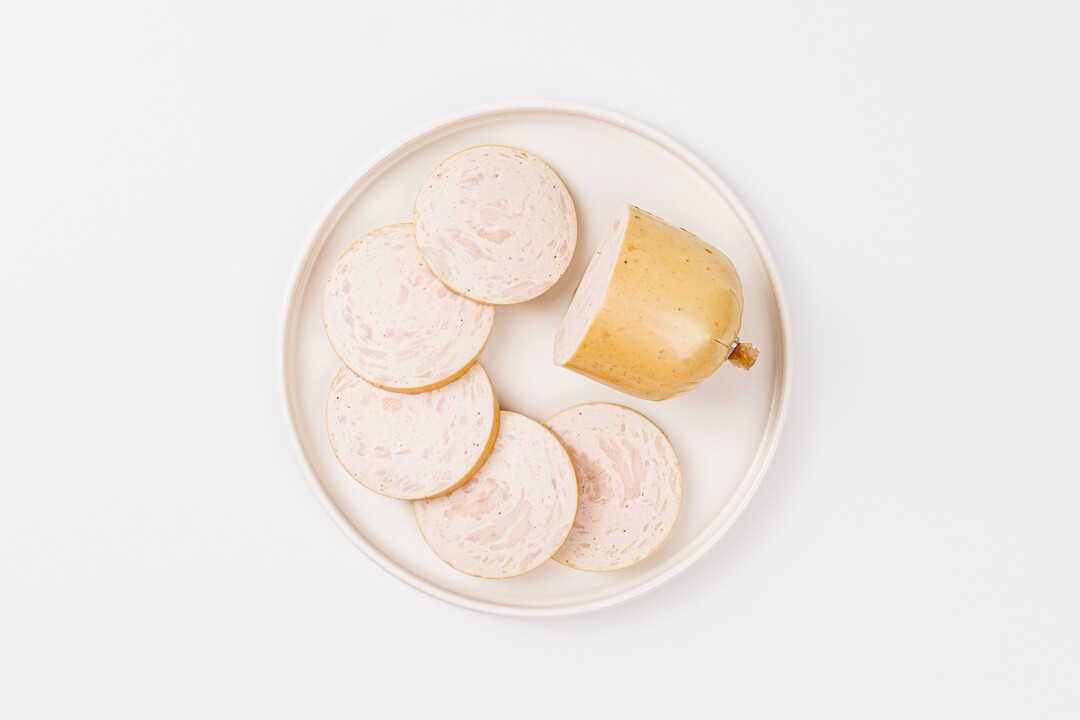 

Колбаса вареная ВкусВилл из филе индейки с молоком 350 г