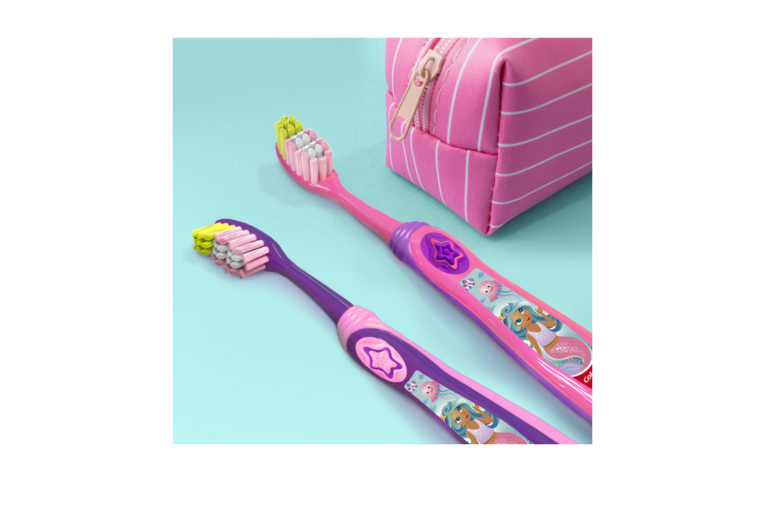 

Зубная щетка детская Colgate Mermaid Star Smile ультрамягкая для девочек старше 5 лет