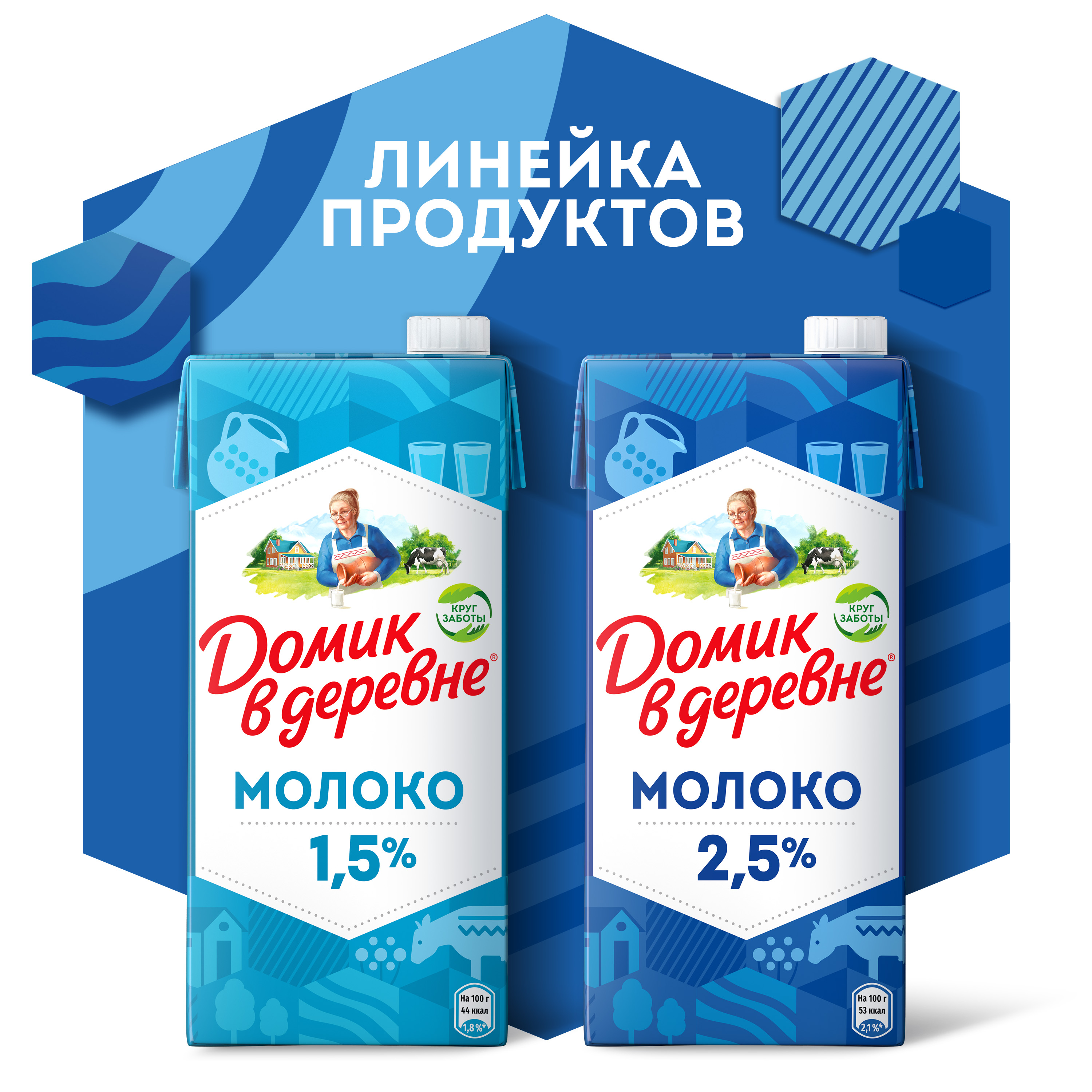

Молоко Домик в деревне 2.5% ультрапастеризованное 950 г
