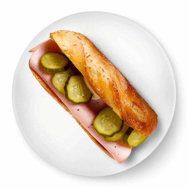 Чиабатта Мираторг с ветчиной и горчичным соусом 190 г