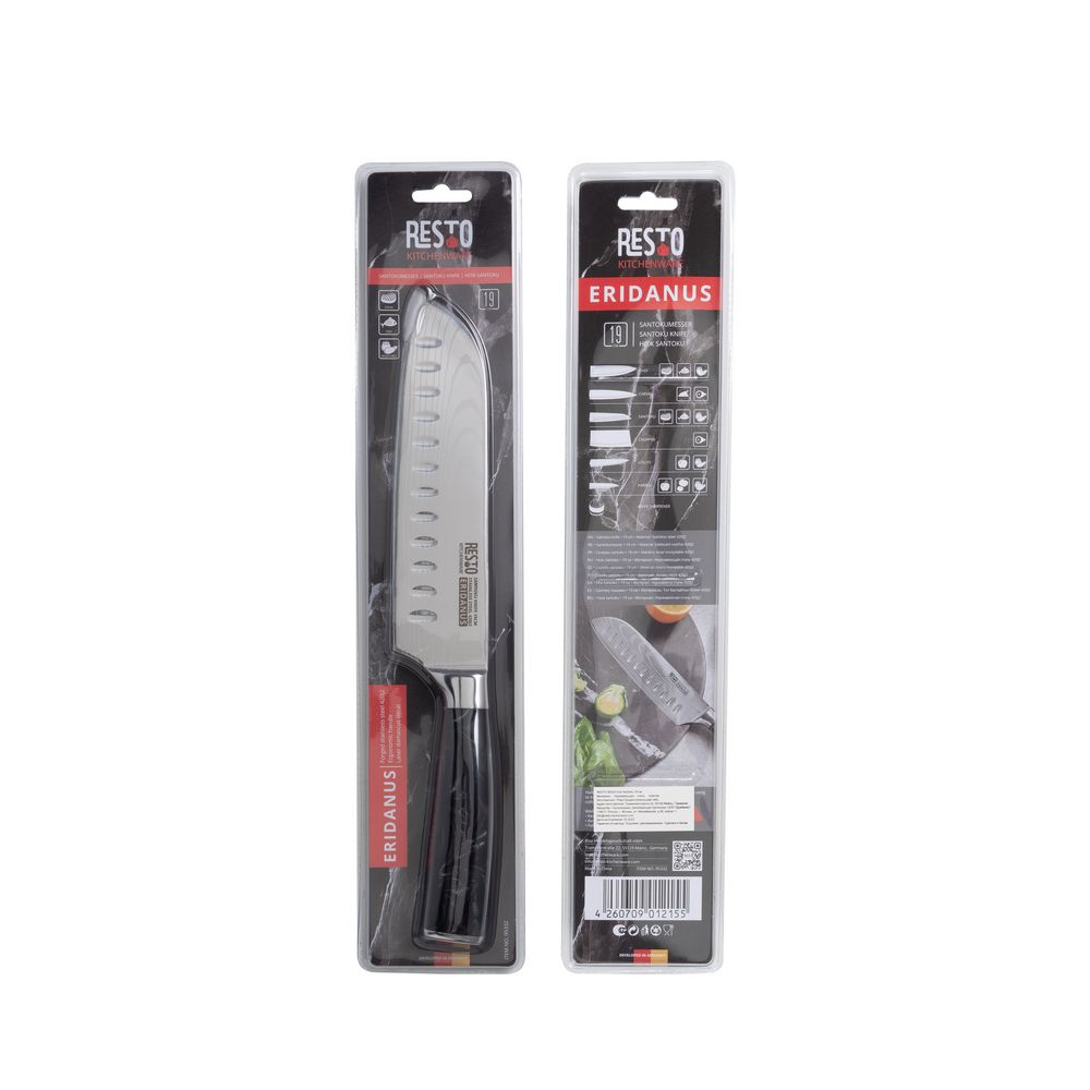 

Нож сантоку Resto Kitchenware нержавеющая сталь 19 см
