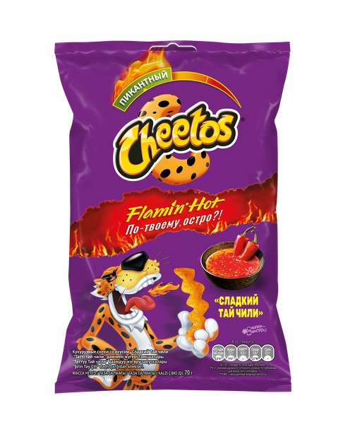 

Снеки Cheetos Сладкий Тай чили кукурузные 70 г