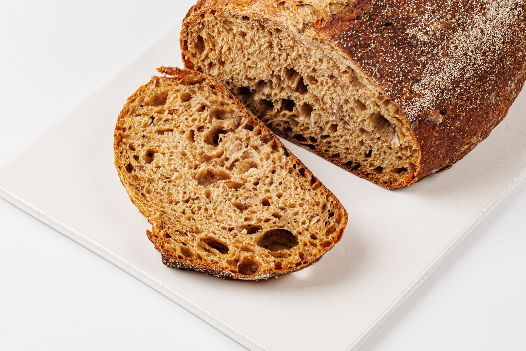 

Изделие х/б ВкусВилл Ремесленный с пророщенными семенами ржи, пекарня, 400 г