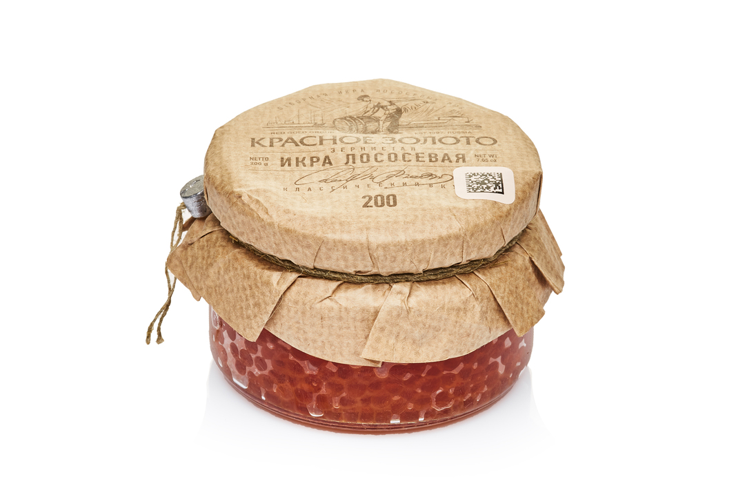 

Икра красная Красное Золото лососевая зернистая 200 г