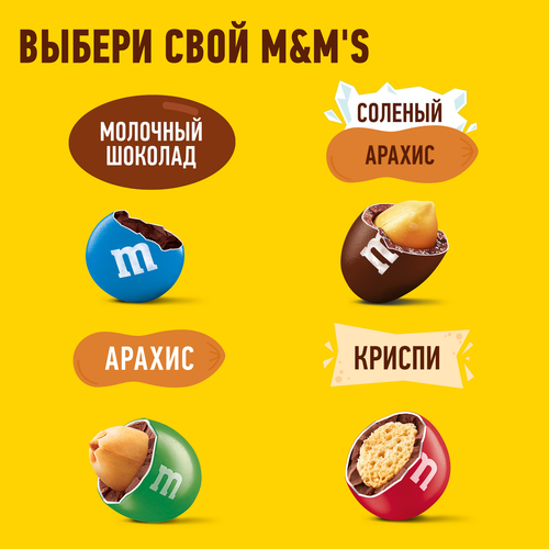 

Конфеты M&M's драже c молочным шоколадом для компании 145 г