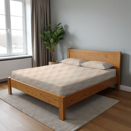 

Простыня на резинке HOMECLUB 160х200см/180х200см, розовая, бязь, хлопок