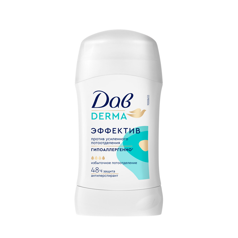 

Стик-антиперспирант Дав Derma Эффектив 40 мл