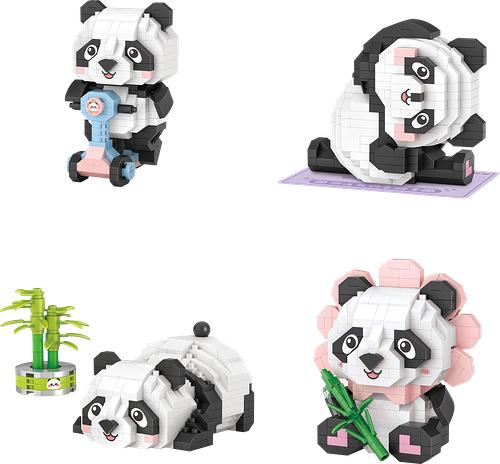 Конструктор Lego minecraft Питомник панд