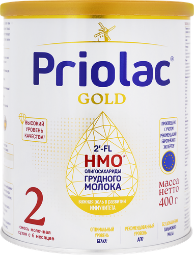 

Заменитель грудного молока Priolac Gold 2 400 г