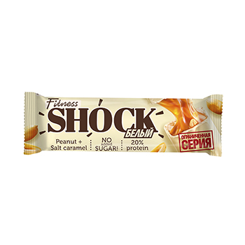 

Батончик глазированный FitnesShock Соленый арахис 50 г