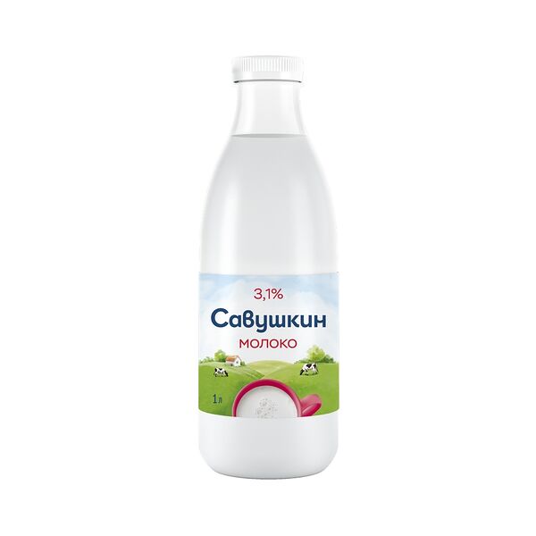 Молоко питьевое ультрапаст 3,1 % 1л пэт