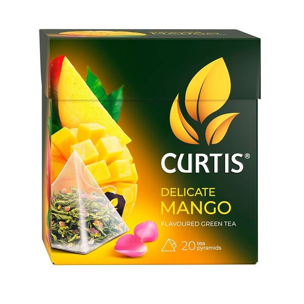Чай зеленый Curtis Delicate Mango в пирамидках 36 г