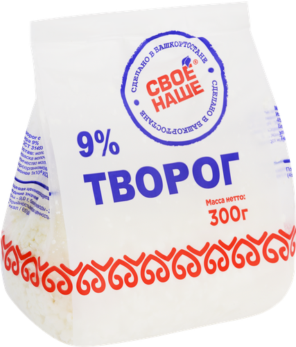 

Творог Свое Наше 9% 300 г