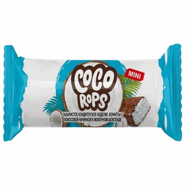 Конфеты Cocorops с кокосовой начинкой в молочном шоколаде вес