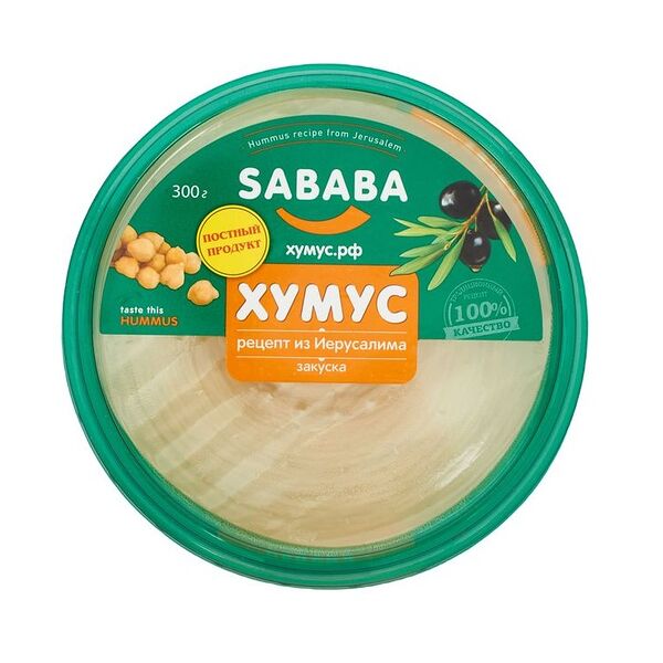 Хумус Sababa Рецепт из Иерусалима 300 г