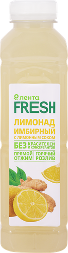 

Лимонад Лента Fresh Имбирный 500 мл