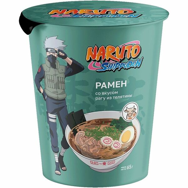 Лапша Naruto Shippuden рамен телятина 65 г