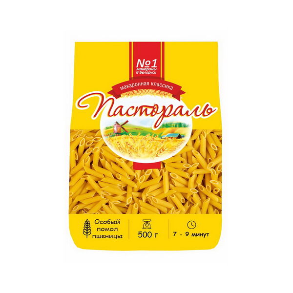Изделия макаронные Пастораль Перья любительские грВ в/с 500г