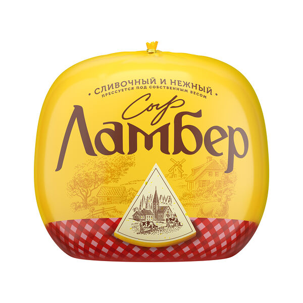 Сыр Ламбер Классический полутвердый 50% вес