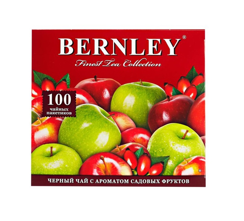 

Чай черный Bernley Садовые фрукты 100 пакетиков