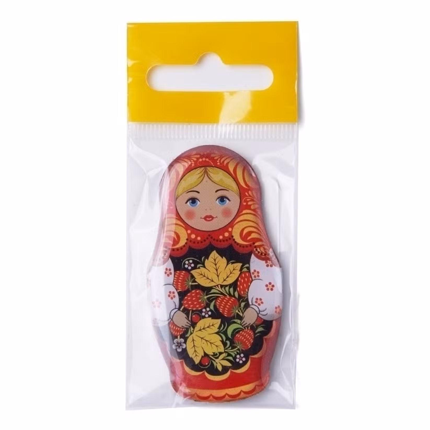 

Магнит Yarkoyarko Матрешка Хохлома
