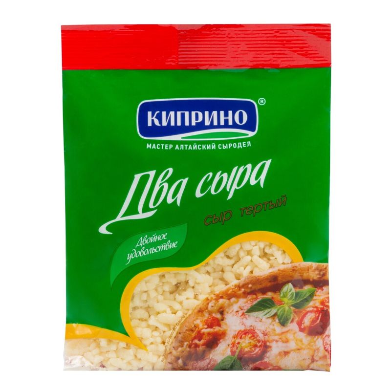 

Сыр Киприно Два сыра 45% тёртый 125 г