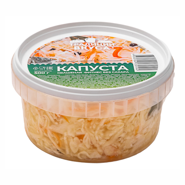 

Капуста Традиции Вкуса квашеная фитнес без сахара 500 г