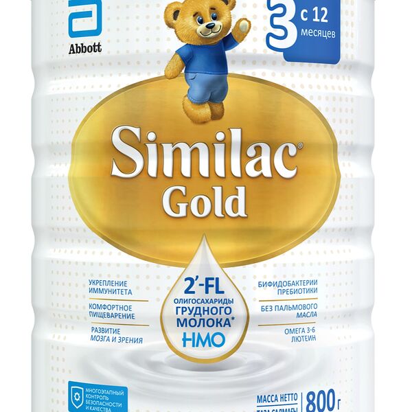 Молочная смесь сухая Similac Gold 3 800 г