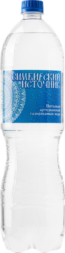 

Вода питьевая Симбирский источник природная артезианская газированная 1.5 л