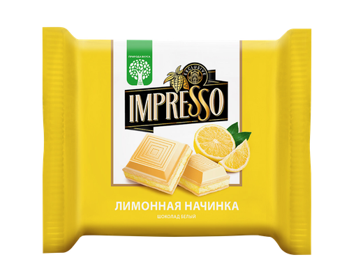 

Шоколад Impresso Белый с лимонной начинкой 75 г