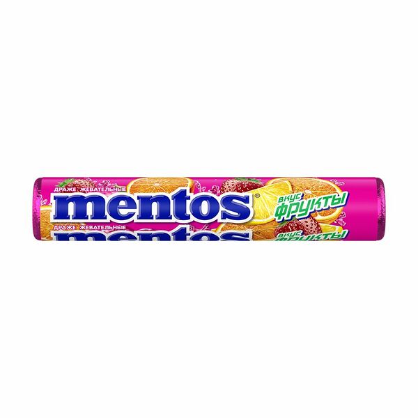 Жевательное драже, Mentos, 29,7 г, в ассортименте