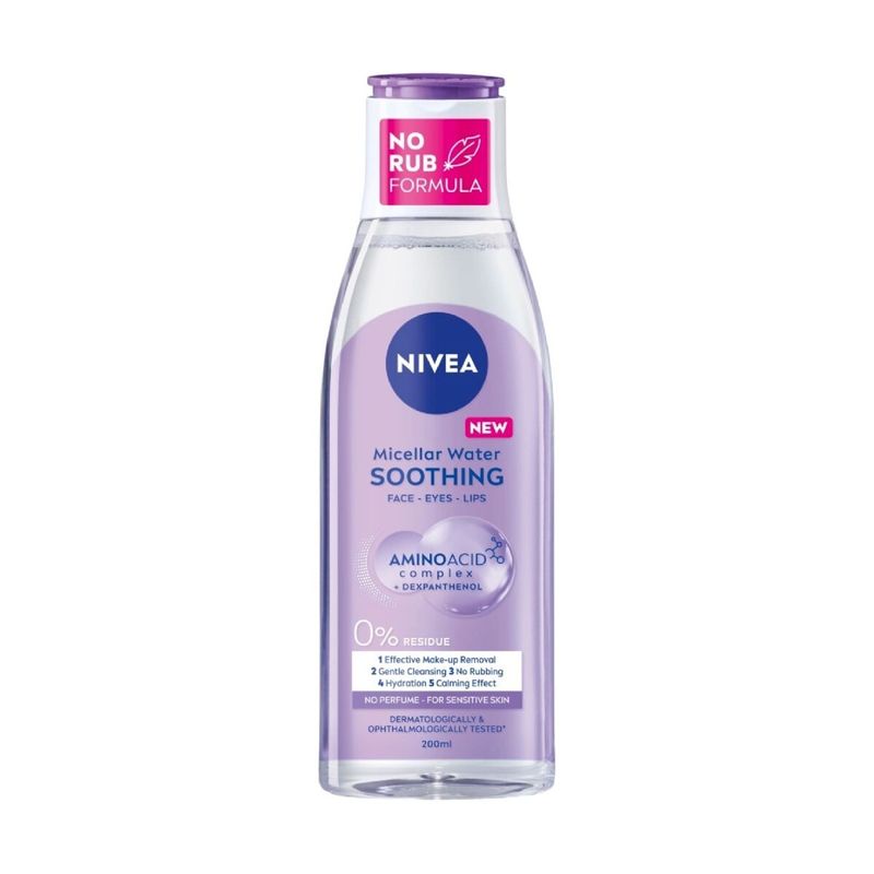 

Мицеллярная вода Nivea MicellAir Дыхание кожи для чувствительной кожи 200 мл