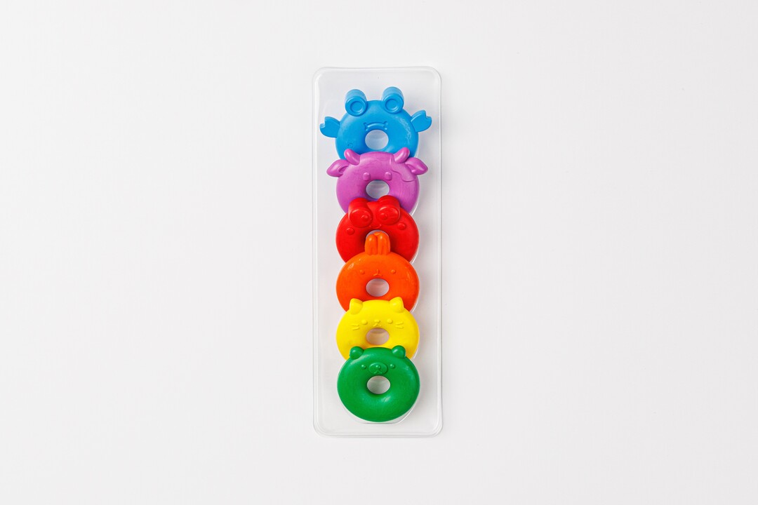 

Восковые карандаши ВкусВилл Пончики 6 шт.