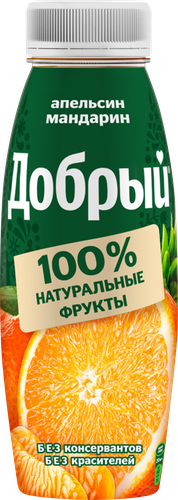 

Напиток Добрый Апельсин, мандарин сокосодержащий 300 мл