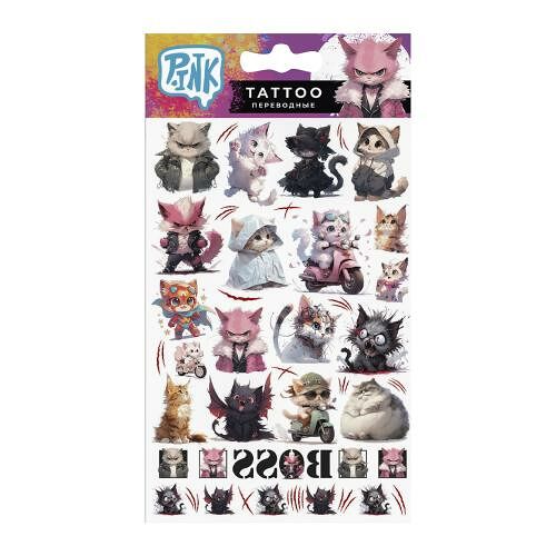 Наклейки-тату P.ink Приор групп переводные Котики