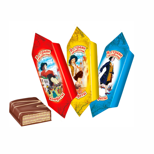 

Конфеты Славянка вафельные В стране лилипутов вес