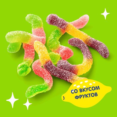 

Мармелад жевательный Бон Пари Кислые змейки Сочный микс 120 г