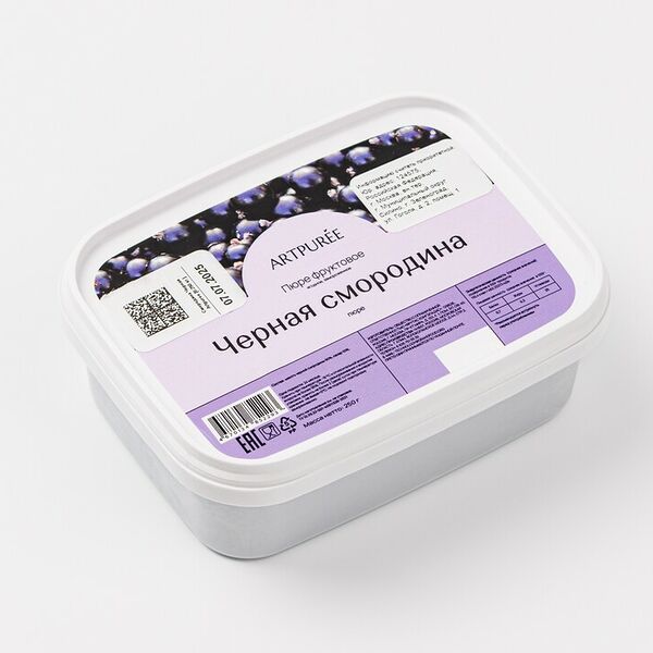 Пюре из черной смородины зам. 250 г