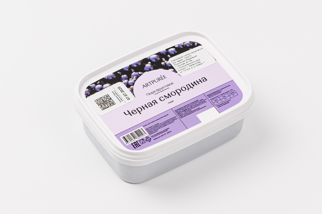

Пюре из черной смородины зам. 250 г