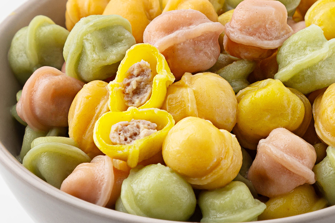 

Пельмени ВкусВилл микро с говядиной цветные 1 кг