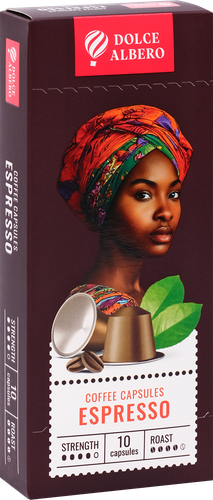 

Кофе молотый в капсулах Dolce Albero Espresso 10 капсул 53 г