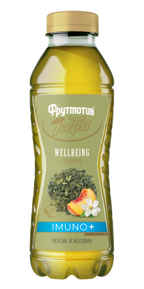 

Чай Зеленый Фрутмотив Wellbeing персик и жасмин 500 мл