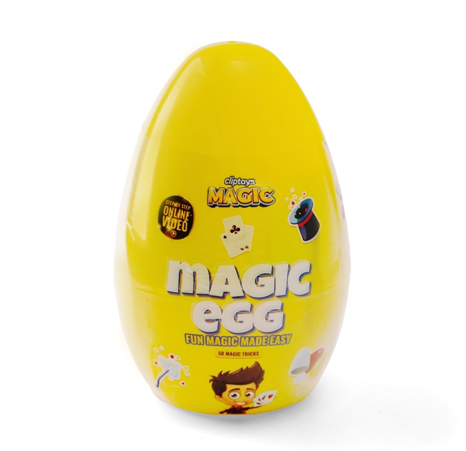 

Набор для показа фокусов Cliptoys Magic Волшебное яйцо 1 шт. цвет в ассортименте от 6 лет