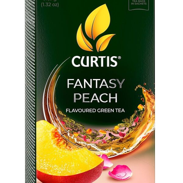Чай зеленый Curtis Fantasy Peach 25 пакетиков 37.5 г