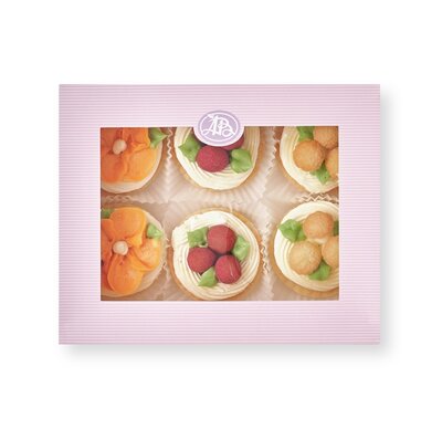 Набор мини-корзиночек Азбука Вкуса со сливочным кремом 300 г