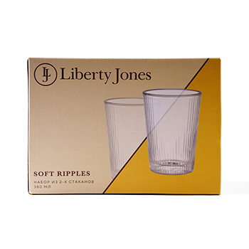 

Набор из 2-х стаканов Liberty Jones Soft Ripples 380 мл