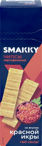 

Чипсы картофельные Smakky красная икра 100 г