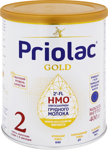 

Заменитель грудного молока Priolac Gold 2 400 г