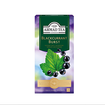 

Чай черный Ahmad Tea Blackcurrant Burst Черная смородина в пакетиках 25 шт х 1.5 г